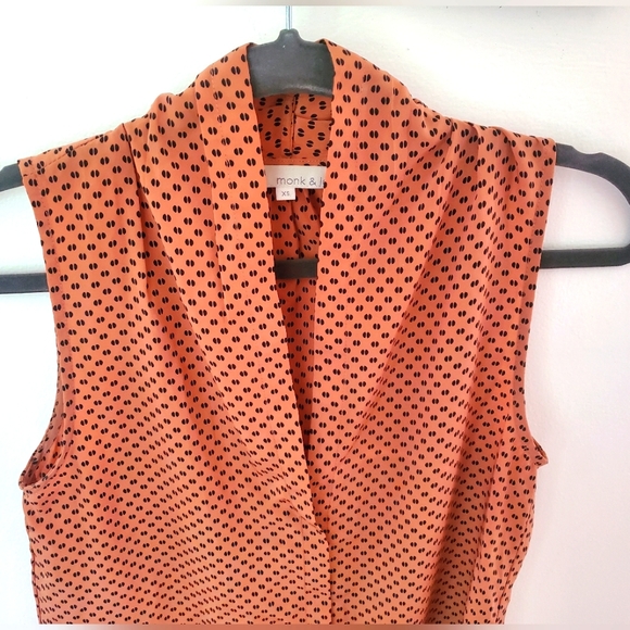 Monk and Lou Sleeveless dress shirt xs - Picture 1 of 5
